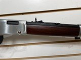 Used Frontier Carbine "Evil Roy" Edition.22 Mag Lever Action Large Loop .22 WMR 9 Rounds 17" Octagon BluedVery Good condition - 4 of 19