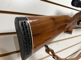 Used Remington 1100 12 Gauge Deer Gun 22" barrelsmooth bore tasco scope leather strap very good condition - 20 of 25