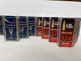 8 boxes of 50 CCI 17 Mach 2 17 grain V-Maxand 10 boxes of 50 Hornady 17 Mach 2 17 grain v-Max must buy all 18 boxes - 4 of 4