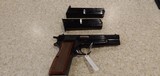 Used Belgium Browning H-Power 3 1/2 inch barrel 9mm 3 magazines good condition - 12 of 23