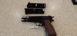 Used Belgium Browning H-Power 3 1/2 inch barrel 9mm 3 magazines good condition - 1 of 23