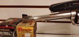 Used Freedom Arms
454 Casull 7 1/2 " barrel Bushnell Holographic scope stainless steel very good condition - 9 of 23