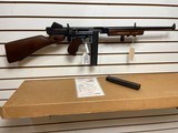 Unfired Auto OrdnanceKAHR Arms Thompson M1 in box with manual, 2 stick magazines like new condition with original box - 10 of 17