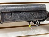 Used Remington Model 11 12 gauge 28" barrel
trigger guard safety crack in stock needs repair very nice engraving bore is clean good condition - 24 of 24