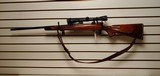 Slightly Used Sako Forester L579243 win25" barrel leupold scope small scuff on bottom edge of stock leather strapgood condition - 1 of 25
