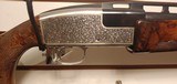 Slightly Used Silver Seitz Trap 35" barrel Fixed Choke High End Engraving pattern Very Rare luggage case price reduce was $17,500 final reduction - 13 of 25