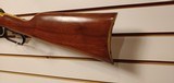 Used Winchester 1866-1966 commemorative 30-3020 1/2" barrel blue with gold receiver wood stock gold butt bore is clean overall very good condit - 3 of 23