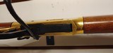 Used Winchester 1866-1966 commemorative 30-3020 1/2" barrel blue with gold receiver wood stock gold butt bore is clean overall very good condit - 21 of 23