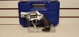 New Smith and Wesson Model 686 357 Magnum 2 1/2" barrel 7 round stainless black rubber grips in hard plastic case with manuals - 1 of 22