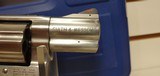 New Smith and Wesson Model 686 357 Magnum 2 1/2" barrel 7 round stainless black rubber grips in hard plastic case with manuals - 16 of 22