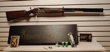 New Browning Millers Special 425 American Sporter 32" barrel 12 gauge 4 chokes 2 -imp cyl 1- skeet 1 -mod 2 spare triggers choke wrench manual - 14 of 24
