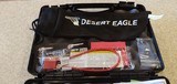 New magnum Research Desert Eagle DE50AE 6" stainless 50AE
lock sock tool manuals hard case new condition - 2 of 20