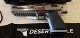 New Magnum Research Desert Eagle 50AE 6 1/2" barrelhard case sock lock manuals new in box - 1 of 24