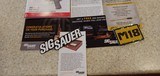 New Sig Sauer 3209mm 3.9" barrel3 10 rounds magazines manual hard plastic case new condition - 3 of 24