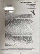 Pair of Colt Single Action Army 357 magnum 4.75" barrel custom engraved by Jerome Harper ivory grips with certification sequential serial numbers - 11 of 25