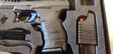 New Walther PPQ M2 9mm 3 15 round magazines grip adjusters speed loader hard plastic case manuals etc - 5 of 25