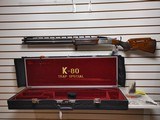Used Krieghoff Gold Uplander K80 Trap Special. 12 gau 2 barrels custom left handed stock triggers are release release luggage case very good condition - 2 of 25