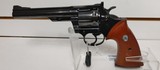 Used Colt Trooper MKIII 357 Magnum 6" barrel blue with wood grips - 1 of 22