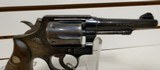 Used Smith & Wesson Model 104" barrel 38 special blue with wooden grips good condition - 17 of 19