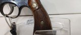Used Smith & Wesson Model 104" barrel 38 special blue with wooden grips good condition - 4 of 19