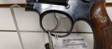 Used Smith & Wesson Model 104" barrel 38 special blue with wooden grips good condition - 2 of 19