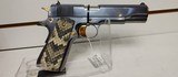 used unfired Colt 1911 Rattlesnake 45ACP in display case excellent condition - 12 of 20