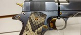 used unfired Colt 1911 Rattlesnake 45ACP in display case excellent condition - 17 of 20