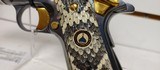 used unfired Colt 1911 Rattlesnake 45ACP in display case excellent condition - 6 of 20