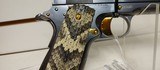 used unfired Colt 1911 Rattlesnake 45ACP in display case excellent condition - 16 of 20