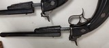 Used Pair of Jean Baptiste Gaubert Dueling Pistols in Wooden Box DOM 1850-1870
8.5 mm? rimfire 9mm flobert? need to verify before attempting to fire - 20 of 22