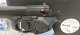 New Beretta M9 4.9" barrel 22LR 1 10 round mag lock manual hard plastic case new condition - 2 of 18