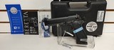 New Beretta M9 4.9" barrel 22LR 1 10 round mag lock manual hard plastic case new condition - 1 of 18