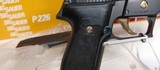 Used Sig P226 9 mm4" barrel2- 15 round mags black with gold accents original boxgood condition - 13 of 19