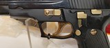 Used Sig P226 9 mm4" barrel2- 15 round mags black with gold accents original boxgood condition - 4 of 19