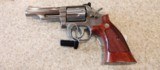 Used Smith & Wesson Model 66 357 magnum 4" barrel 6 shot stainless with brown grips very good condition - 2 of 17