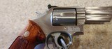 Used Smith & Wesson Model 66 357 magnum 4" barrel 6 shot stainless with brown grips very good condition - 6 of 17