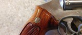 Used Smith & Wesson Model 66 357 magnum 4" barrel 6 shot stainless with brown grips very good condition - 16 of 17