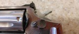 Used Smith & Wesson Model 66 357 magnum 4" barrel 6 shot stainless with brown grips very good condition - 10 of 17