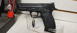 Lightly used Smith & Wesson M&P 9
9mm
4 1/8" barrel
2 16 round mags grip adjuster hard plastic case manual lock very good condition - 4 of 25