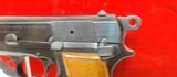 Lightly Used Browning Hi-Power Belgium 9mm 4 1/2" barrel 1 magazine leather soft case good working condition - 4 of 22