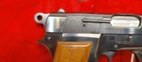 Lightly Used Browning Hi-Power Belgium 9mm 4 1/2" barrel 1 magazine leather soft case good working condition - 13 of 22