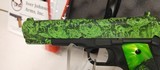 Used Iver Johnson G1911A145acp5" barrel Zombie Green Camo and Grips2 magazines hard plastic case lock manualvery good condition - 7 of 17