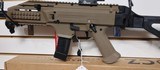 Lightly used CZ Scorpion EVO 9mm holographic sight 2 magazines manual folding stock cleaning kit very good condition - 4 of 17