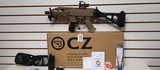 Lightly used CZ Scorpion EVO 9mm holographic sight 2 magazines manual folding stock cleaning kit very good condition - 1 of 17