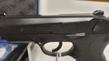 Used Beretta PX4 9mm 4" barrel 2 17 round mags grip adjusters manual lock hard case good condition - 4 of 21
