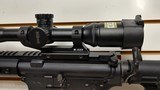 used AM-15 16" barrel muzzle break 5.56 1 30 round magazine nikon m-233 scope adjustable stock good condition - 2 of 25