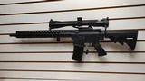 used AM-15 16" barrel muzzle break 5.56 1 30 round magazine nikon m-233 scope adjustable stock good condition - 1 of 25