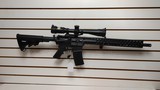 used AM-15 16" barrel muzzle break 5.56 1 30 round magazine nikon m-233 scope adjustable stock good condition - 17 of 25