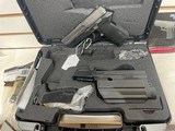 Lightly used sig sp2022 9mm 3 1/2" barrel 2 15 round mags hard case holster accessory pack manual new condition - 1 of 15
