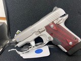 New Kimber Micro 9 Two-Tone9mm 3" barrel built in crimson trace soft case spare sights 16 round magazine - 13 of 19
